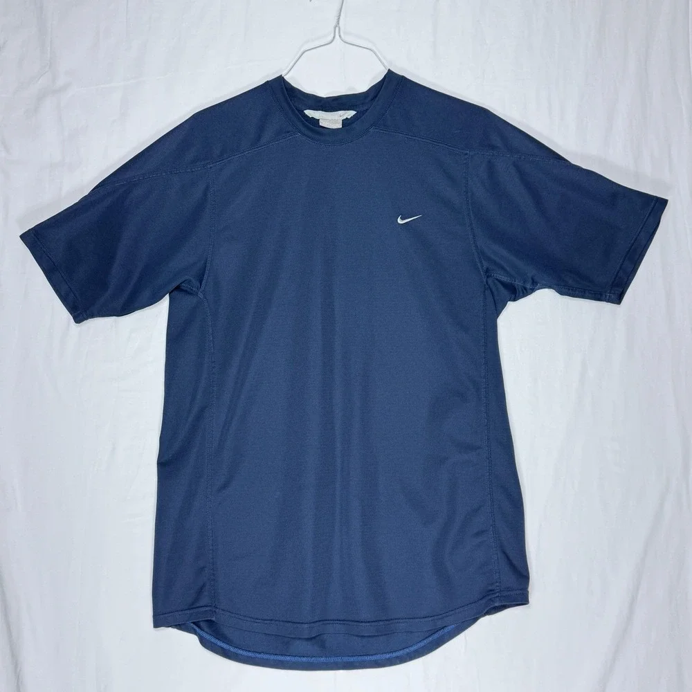 Nike Men's Dark Navy‎ Blue Short Sleeve Athletic T-Shirt Tee Size L